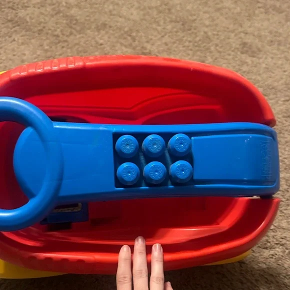 Block scooping wagon with blocks! - Picture 3 of 4